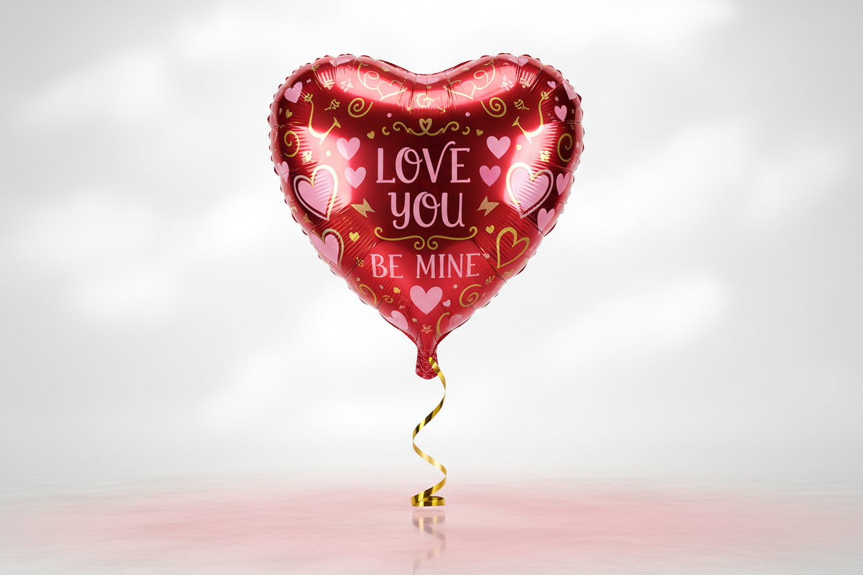 valentines day malar balloon